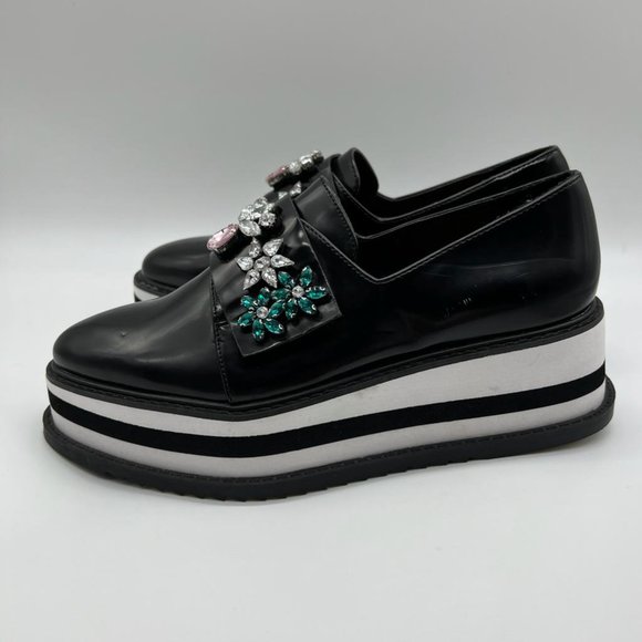 Zara Trafaluc Derby Platform Shoes